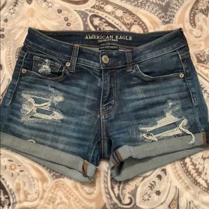 American Eagle super stretch midi shorts